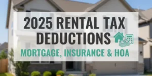 2025 rental tax deductions for mortgage interest, insurance, and HOA fees