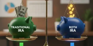 2025 Traditional IRA vs Roth IRA tax deduction and tax-free withdrawal comparison