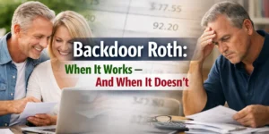 Backdoor Roth IRA planning example showing when it works and when it does not for high-income investors