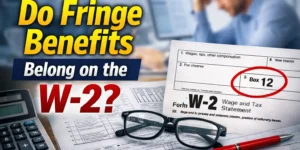 Do fringe benefits belong on the W-2? Employer payroll compliance and taxable fringe benefit reporting example