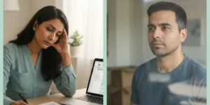 Separated spouse reviewing tax documents and Head of Household filing rules under IRS regulations