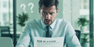 New employee confused while reading IRS Form W-4 at a new job