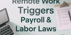 Remote work triggers employer payroll tax and labor law obligations in 2025