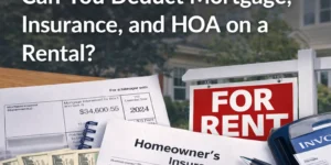 Can you deduct mortgage interest, insurance, and HOA fees on a rental property in 2025?