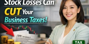 Stock losses can cut business taxes for self-employed taxpayers using Schedule D strategies