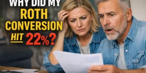 Why did my Roth conversion hit the 22 percent tax bracket in 2025
