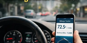 Did the IRS raise the standard mileage rate for 2026? Real-life driving image showing mileage tracking for self-employed taxpayers