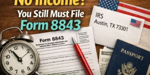 No income but still required to file IRS Form 8843 for F-1 and J-1 students, 2025 tax year – EA Tax Guide