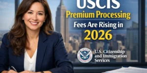 USCIS Premium Processing fees increasing in 2026, New York Enrolled Agent explaining visa and immigration cost changes